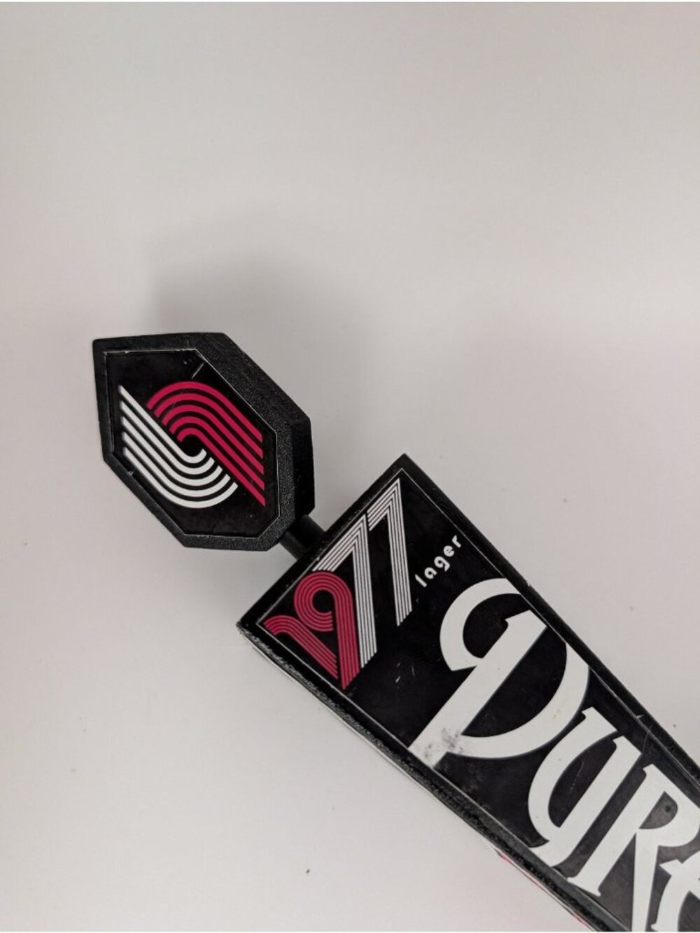 Pyramid 1977 Lager Beer Tap Handle Portland Trail Blazers NBA Bar Decor - Picture 2 of 8
